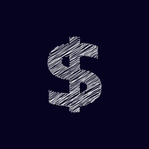 Dollar Symbol Chalk Effect