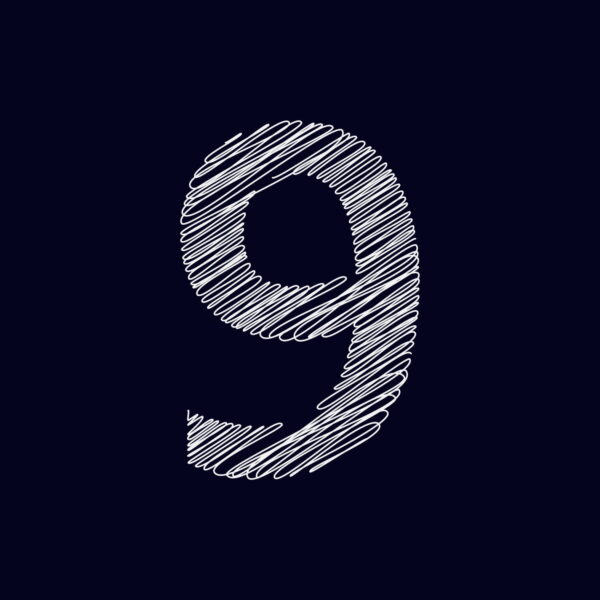 Number Nine Chalk Design