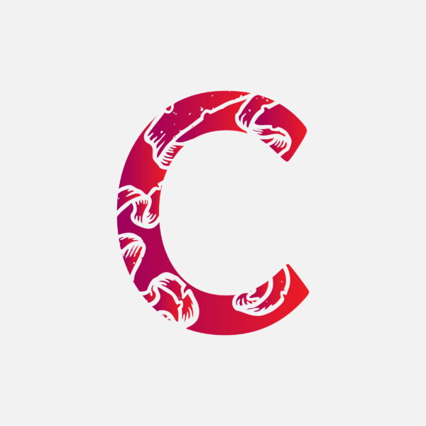 Letter C With The Ribbon Scar
