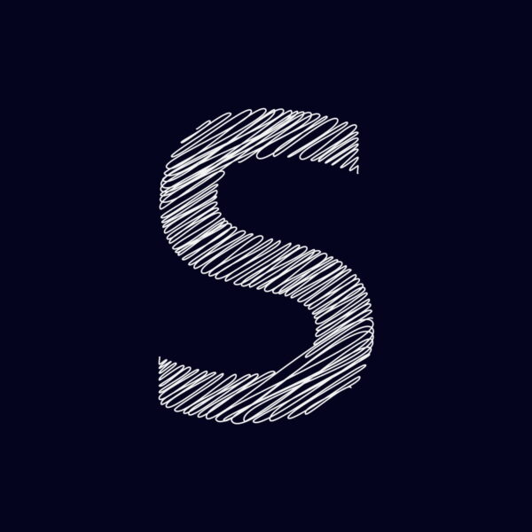 Letter S Chalk Design
