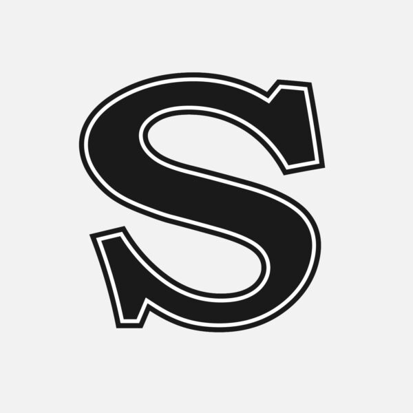 Letter S With Black Outline