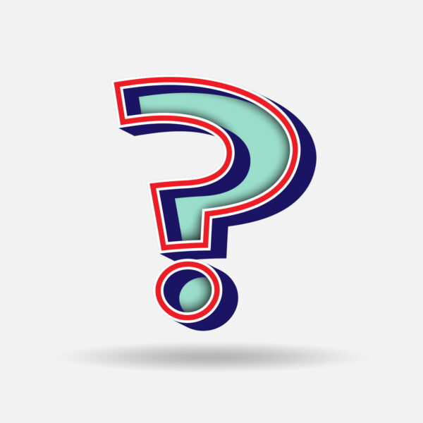 Question Symbol With Embedded Frame
