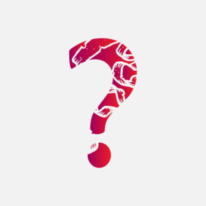 Question Symbol With The Ribbon Scar