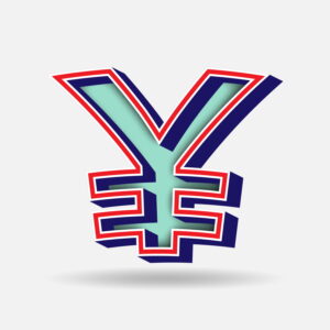 Yuan Symbol With Embedded Frame