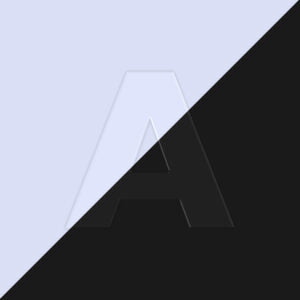 Letter A Transparent Design