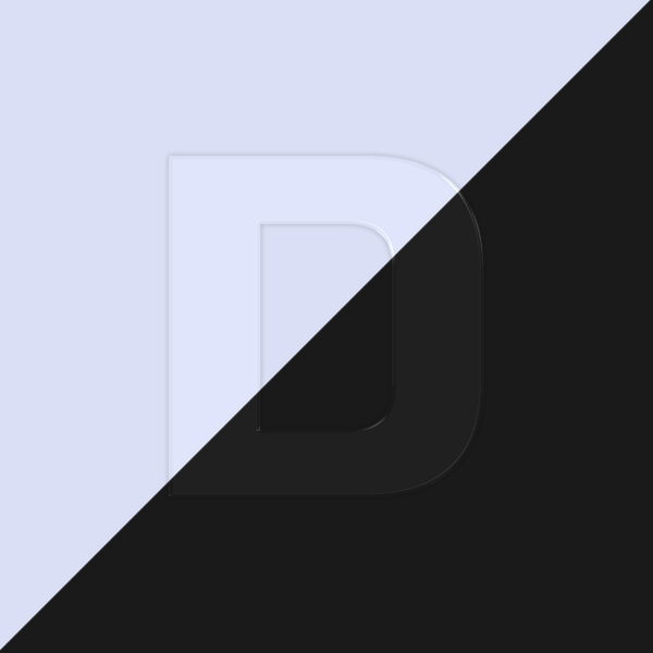 Letter D Transparent Design