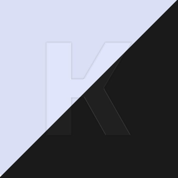 Letter K Transparent Design