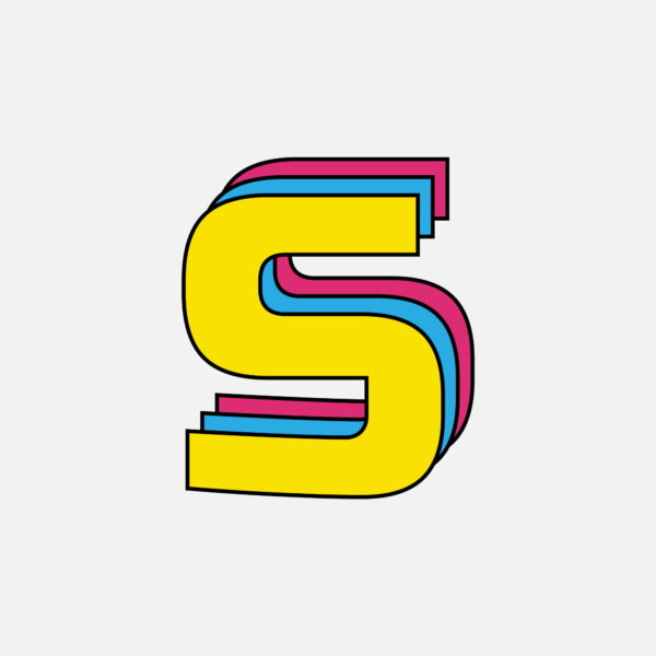 Letter S Tricolor Design