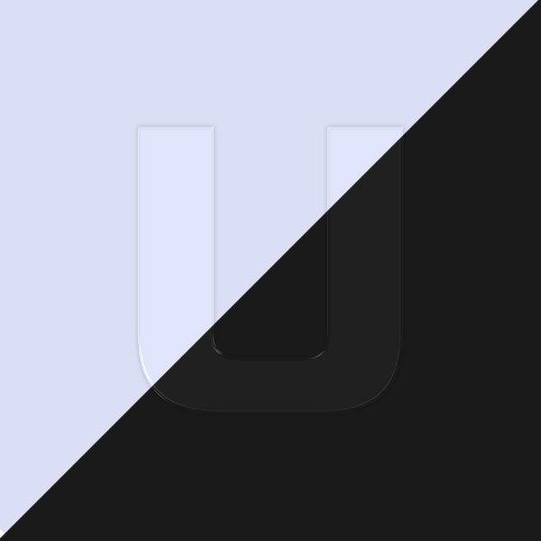 Letter U Transparent Design