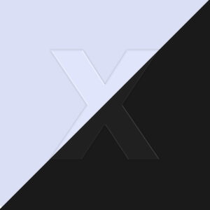 Letter X Transparent Design