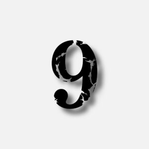 Number Nine With Horror Scar