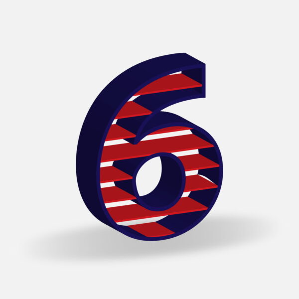 Number Six Shutter Louvre Design