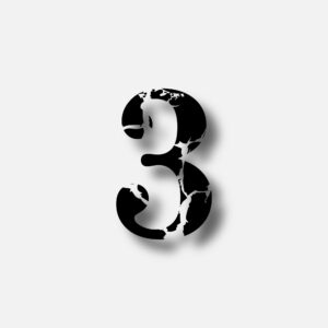 Number Three With Horror Scar