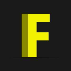 3D F Letter