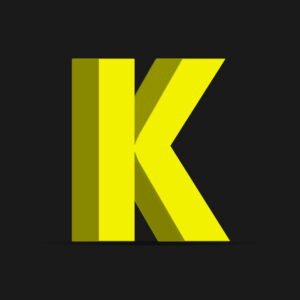 3D K Letter