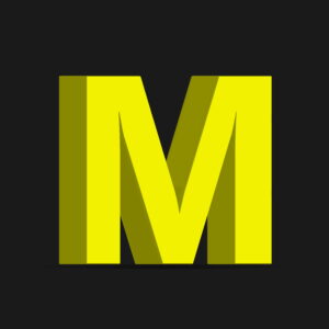 3D M Letter