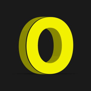 3D O Letter