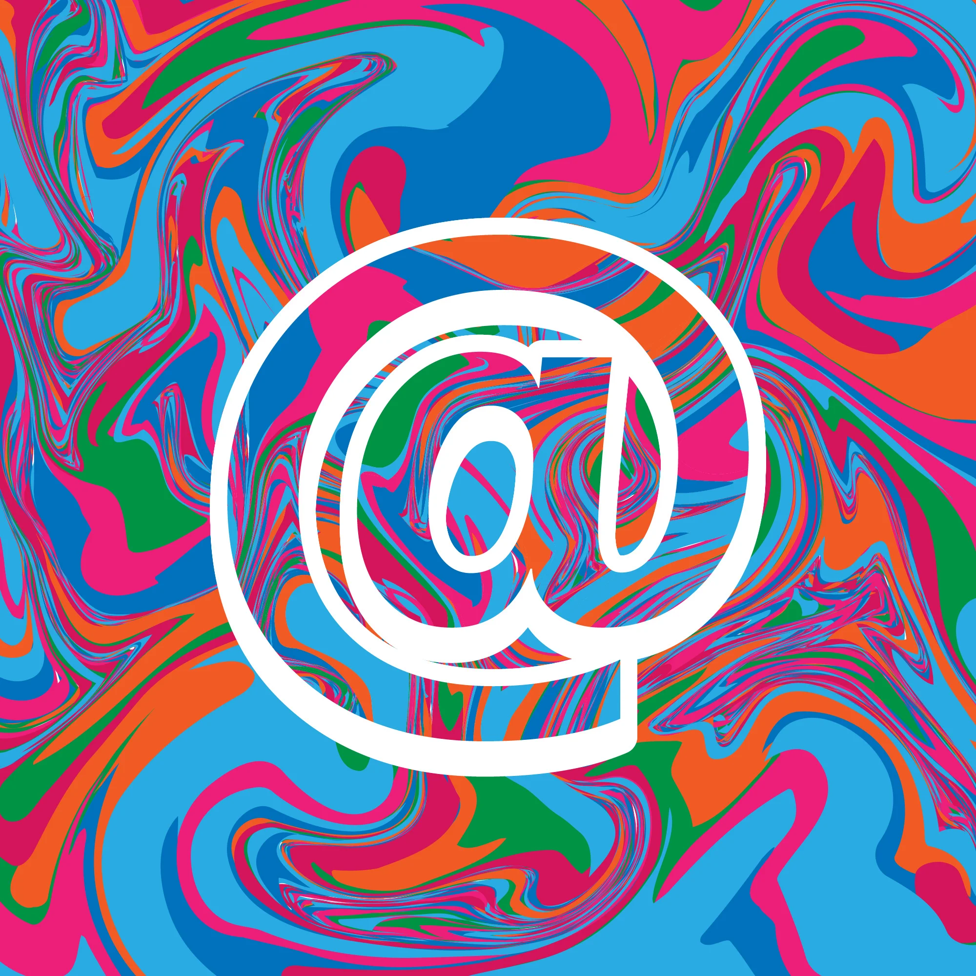 At Symbol Colorful Design
