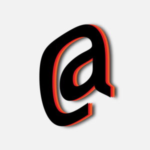 At Symbol Tricolor Layer Design