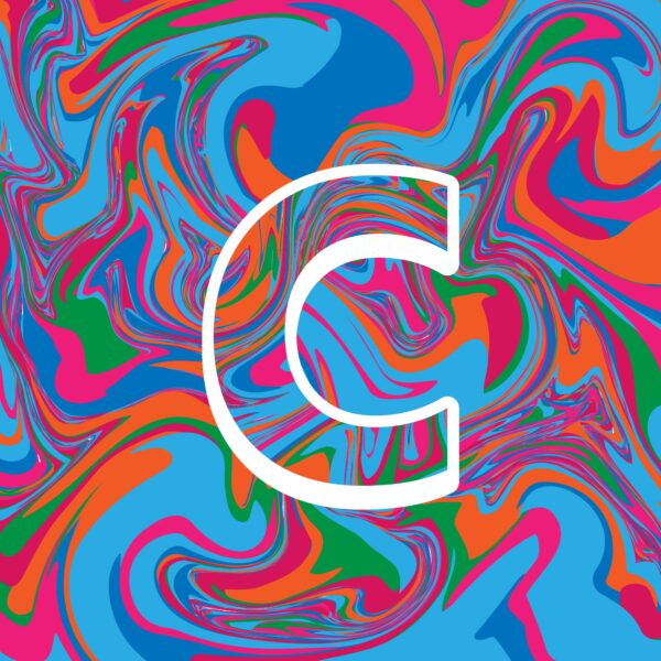 Letter C Colorful Design