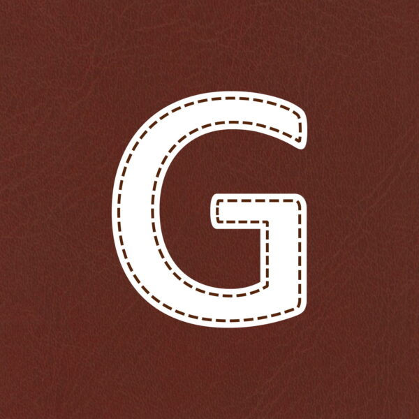 Letter G Stitched Design