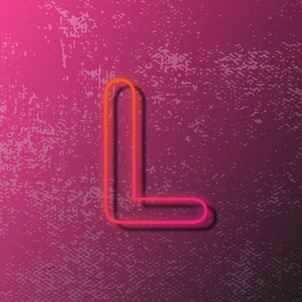 Letter L Outline Design