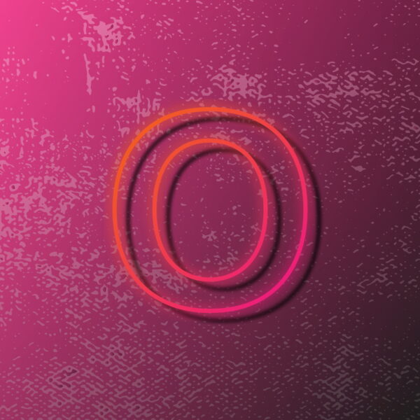 Letter O Outline Design