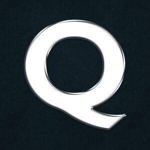 Letter Q Silver Design