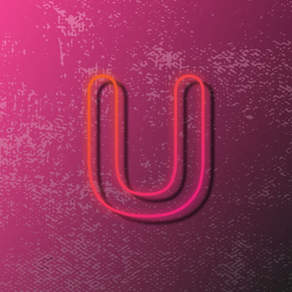 Letter U Outline Design