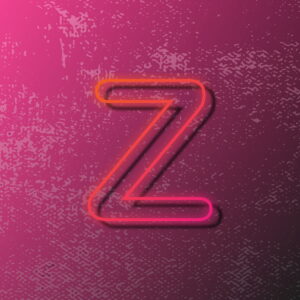 Letter Z Outline Design