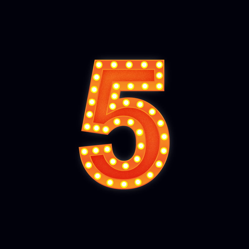 Number Five Show Light Design