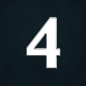 Number Four Silver Design