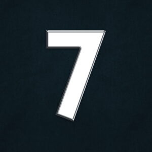 Number Seven Silver Design