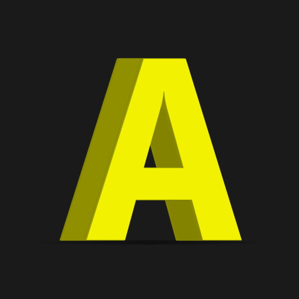 3D A Letter