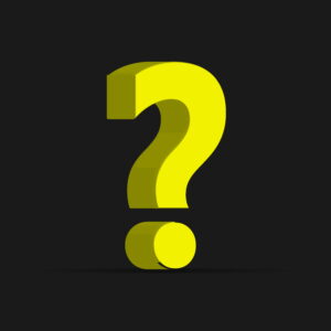 3D Question Symbol