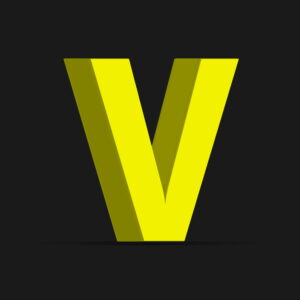 3D V Letter
