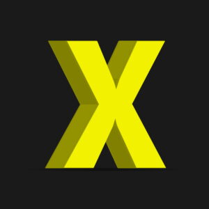 3D X Letter