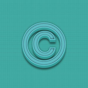 Copyright Symbol Grid Design
