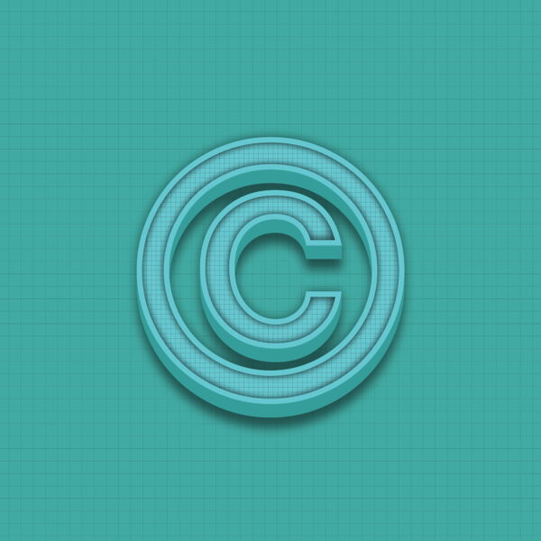 Copyright Symbol Grid Design