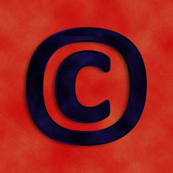Copyright Symbol Velvet Design