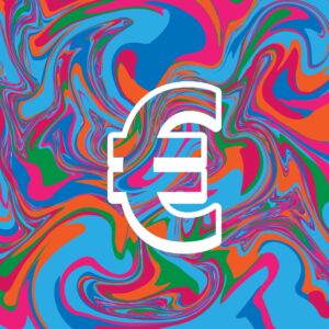 Euro Symbol Colorful Design