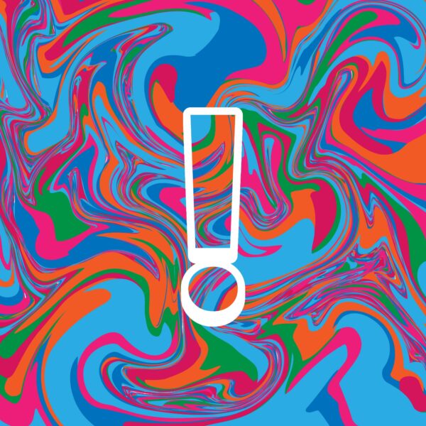 Exclamation Symbol Colorful Design