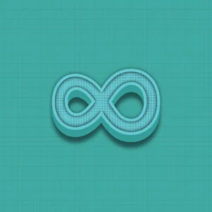 Infinity Symbol Grid Design