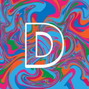 Letter D Colorful Design