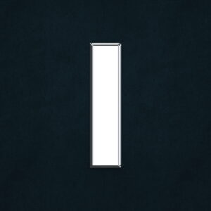 Letter I Silver Design