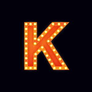 Letter K Show Light Design