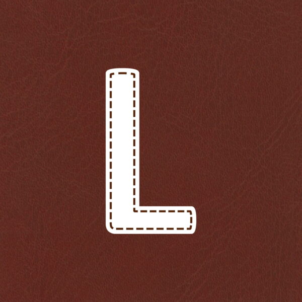 Letter L Stitched Design