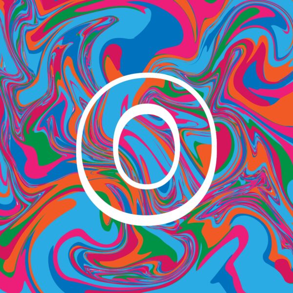 Letter O Colorful Design
