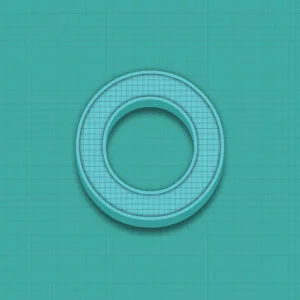 Letter O Grid Design