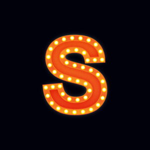 Letter S Show Light Design